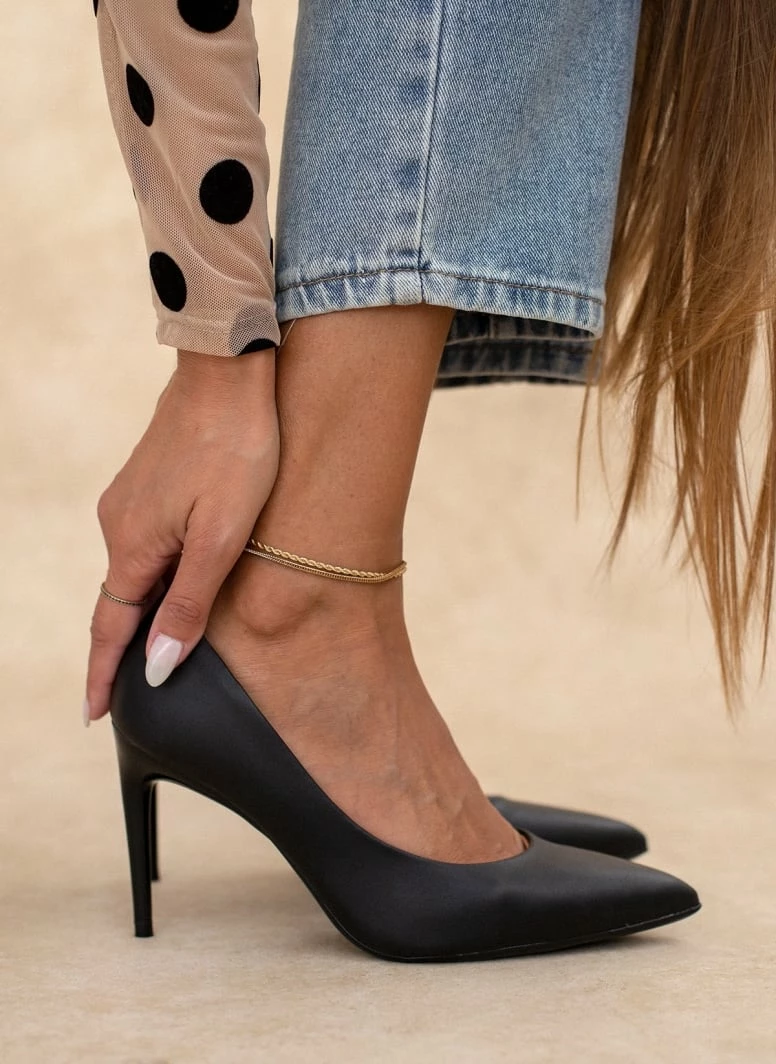 Γόβες μυτερές VIZZANO 1344.100 - Μαύρο