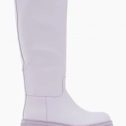 The Fashion Project Μπότες Chunky με φερμουάρ - Λιλά