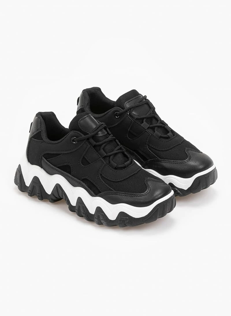 The Fashion Project Sneakers Chunky με διχρωμία στη σόλα - Μαύρο - Image 4