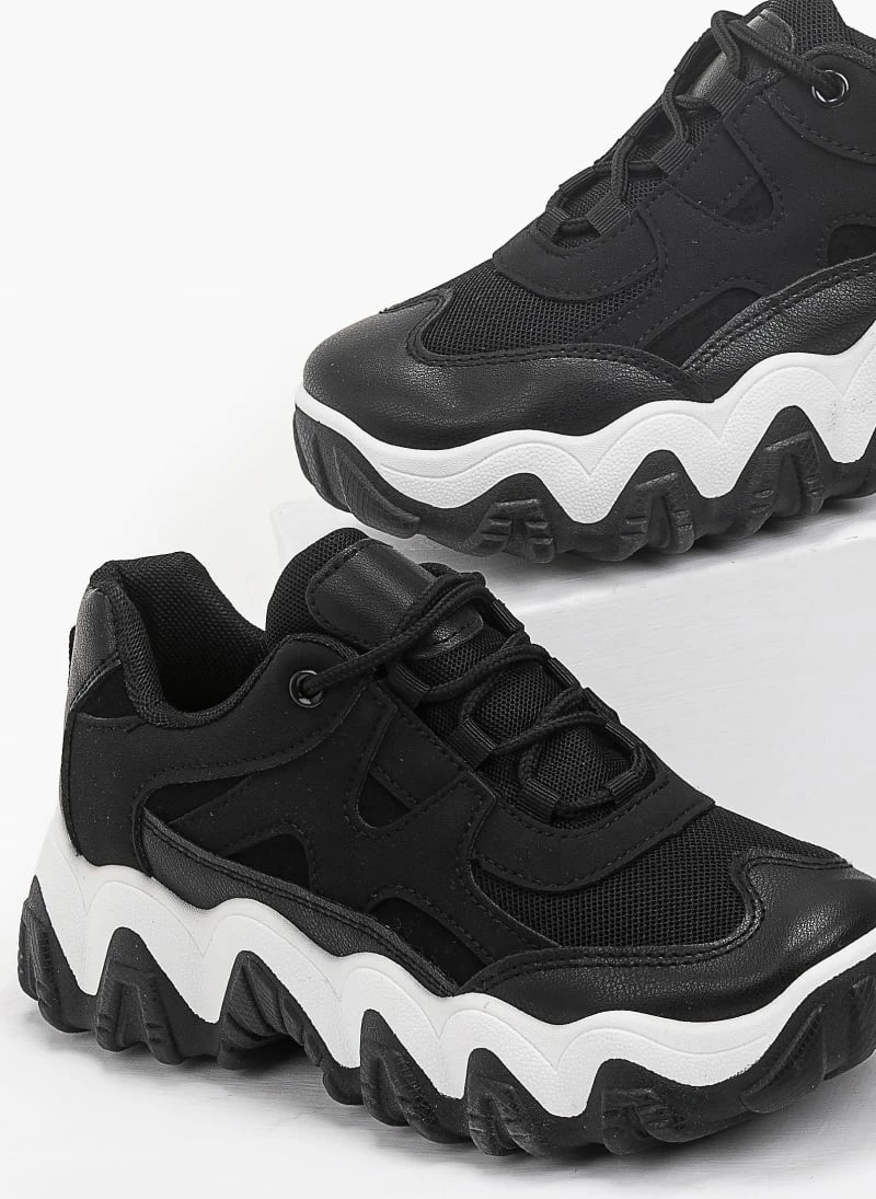 The Fashion Project Sneakers Chunky με διχρωμία στη σόλα - Μαύρο - Image 3