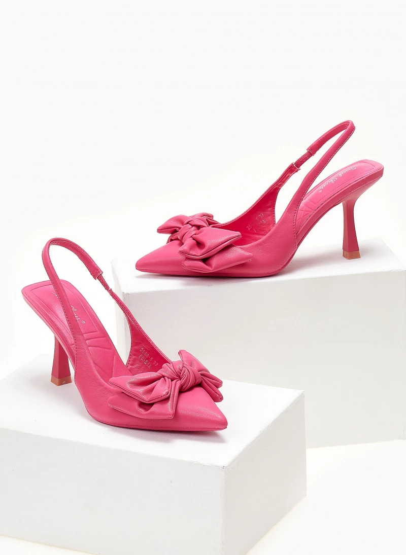 The Fashion Project Γόβες μυτερές με Oversize φιόγκο - Φούξια - Image 3