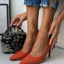 Γόβες μυτερές VIZZANO 1184.1101 - Κεραμιδί