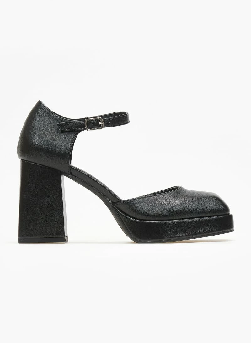 The Fashion Project Γόβες με μπαρέτα - Μαύρο