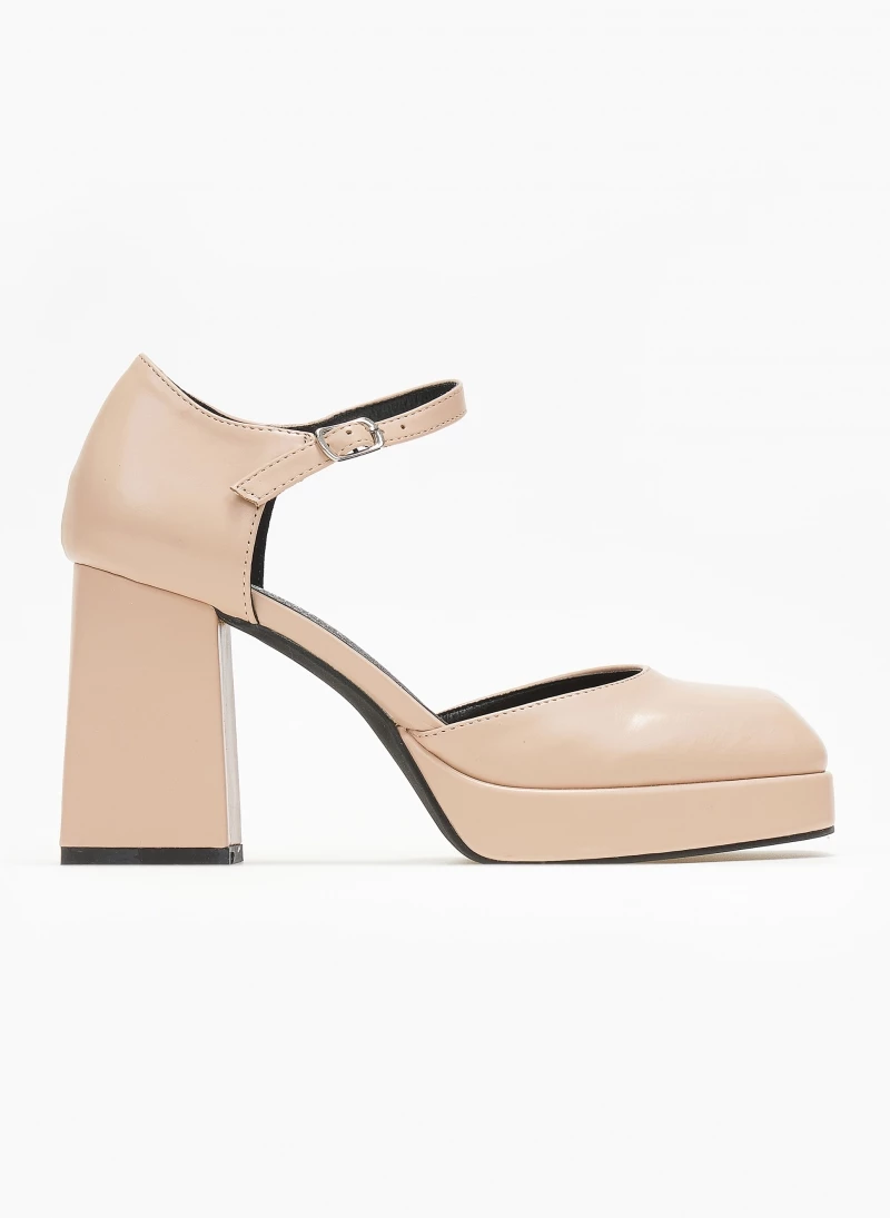 The Fashion Project Γόβες με μπαρέτα - Nude - Image 2