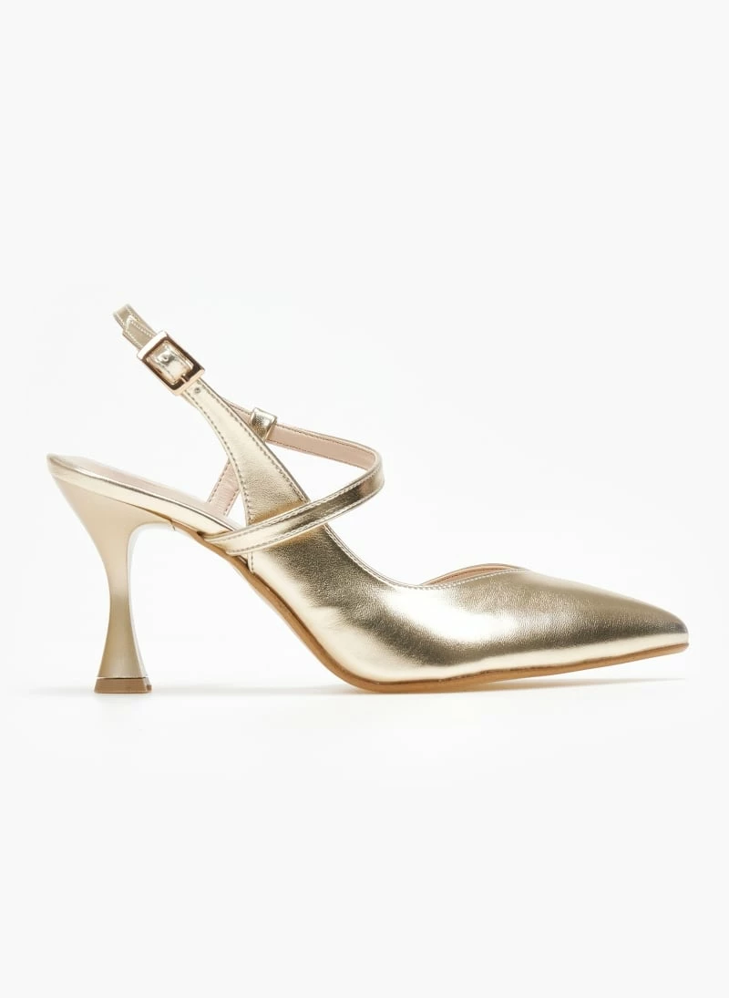 Γόβες μυτερές Metallic Tfp - Χρυσό