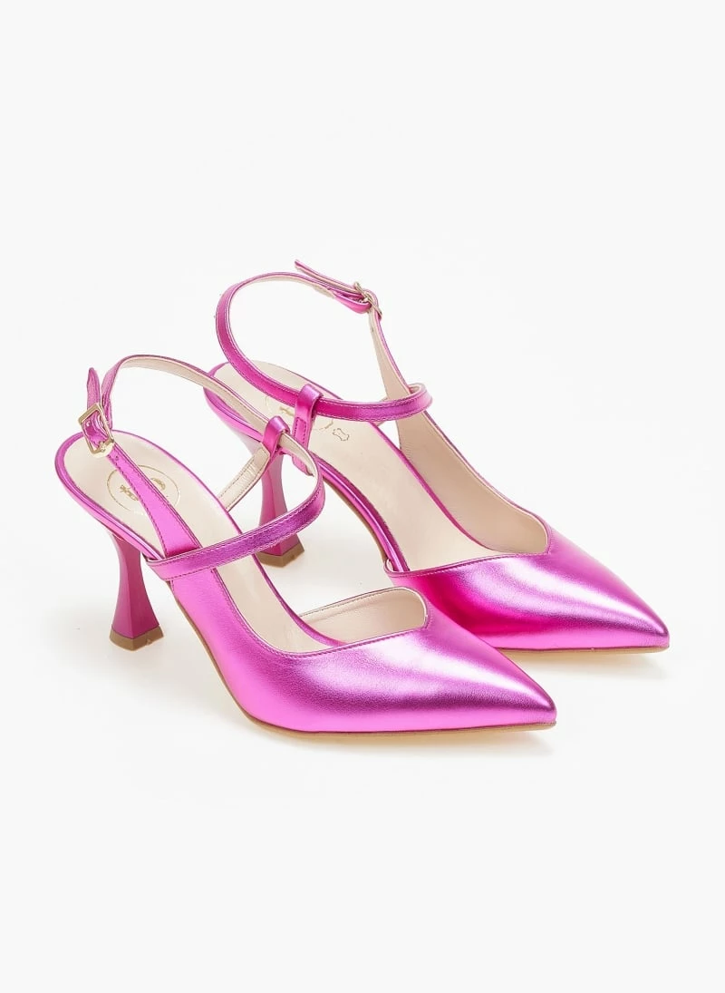 Γόβες μυτερές Metallic Tfp - Φούξια - Image 8