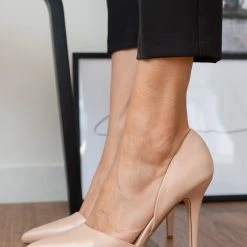 The Fashion Project Γόβες μυτερές με άνοιγμα - Nude