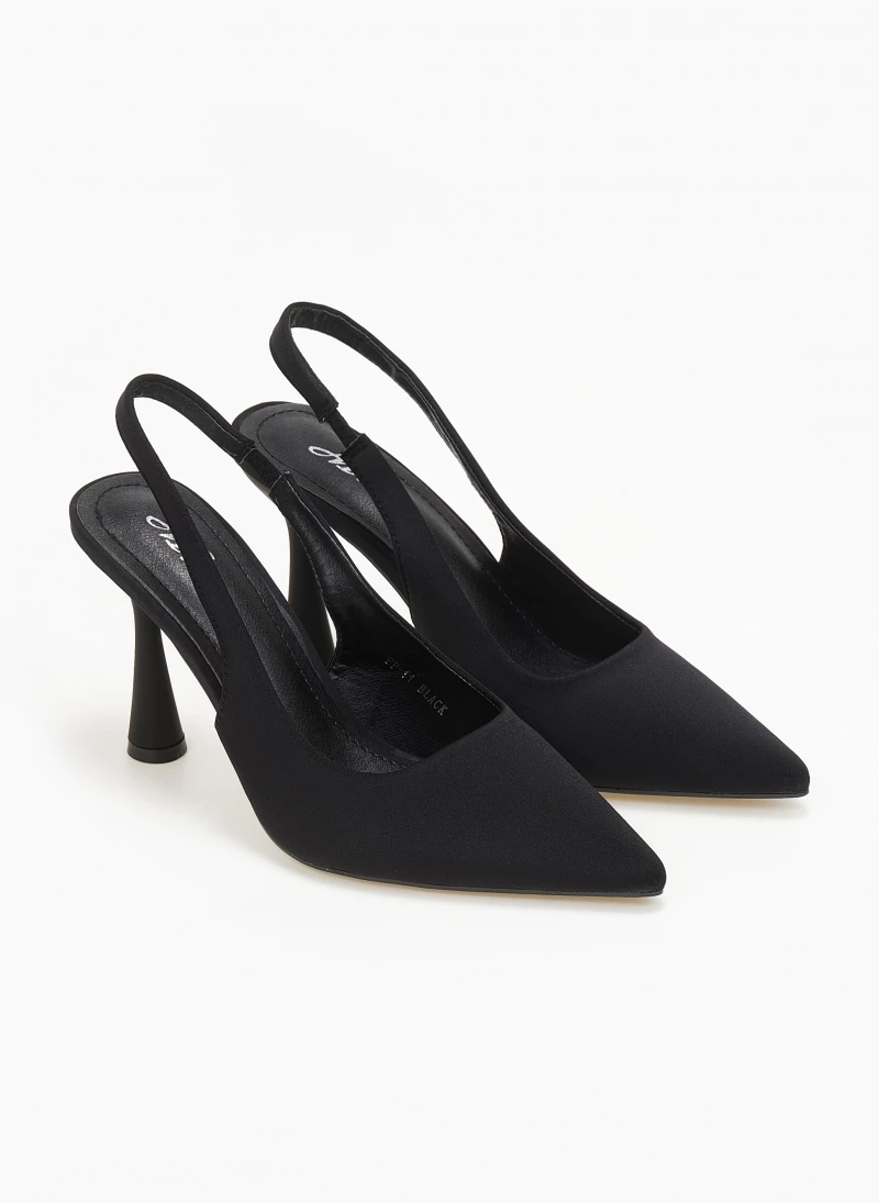 The Fashion Project Γόβες μυτερές με λουράκι - Μαύρο - Image 5