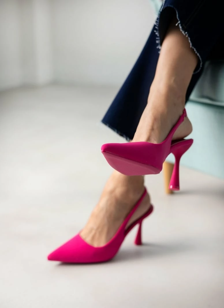 The Fashion Project Γόβες μυτερές με λουράκι - Φούξια - Image 7