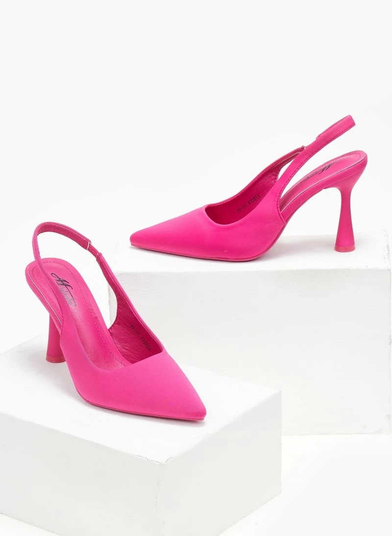 The Fashion Project Γόβες μυτερές με λουράκι - Φούξια - Image 3