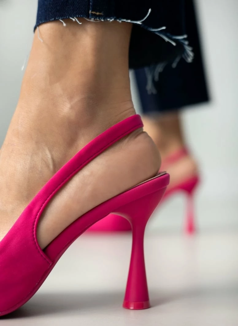 The Fashion Project Γόβες μυτερές με λουράκι - Φούξια - Image 4