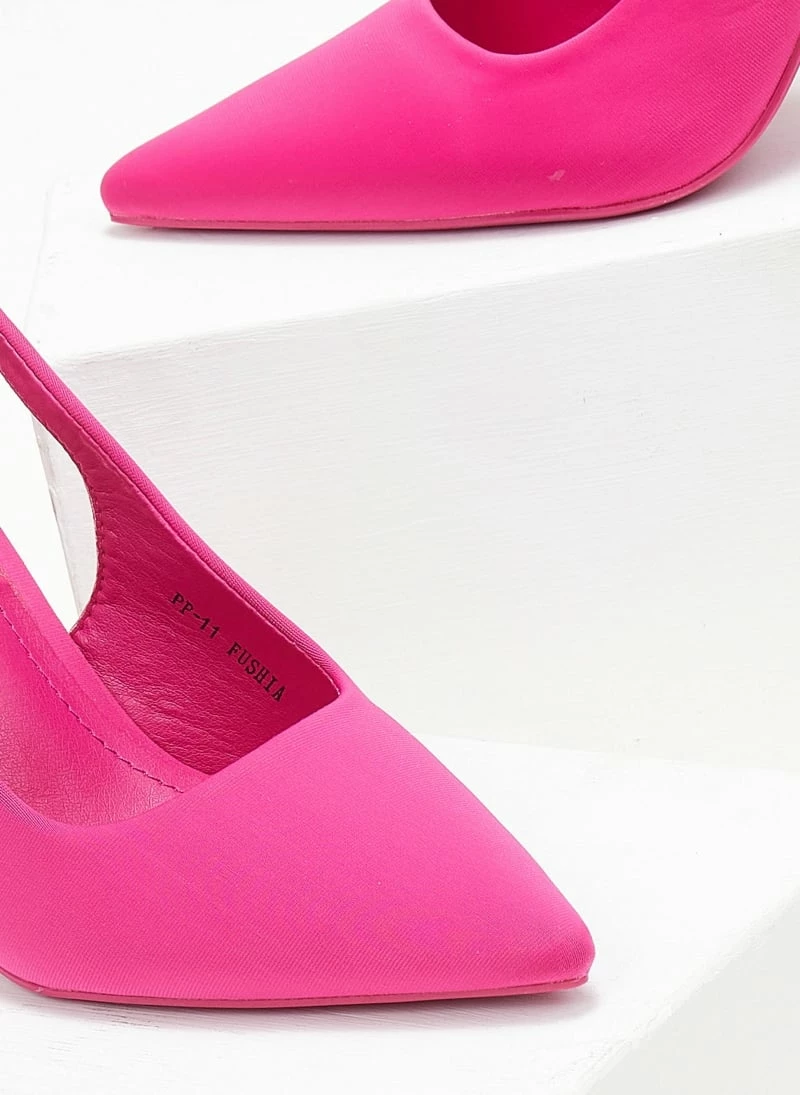 The Fashion Project Γόβες μυτερές με λουράκι - Φούξια - Image 6