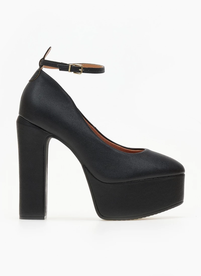 Γόβες με φιάπα ψηλή VIZZANO 1400.102 - Μαύρο - Image 6