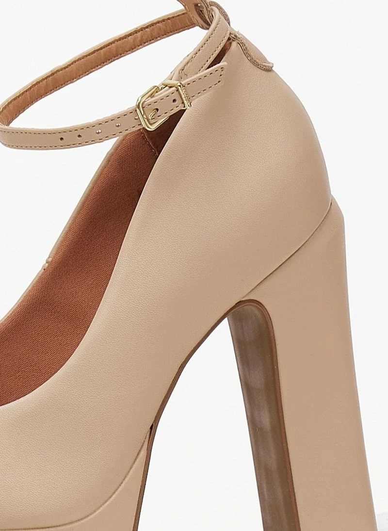 Γόβες με φιάπα ψηλή VIZZANO 1400.102 - Μπεζ - Image 6