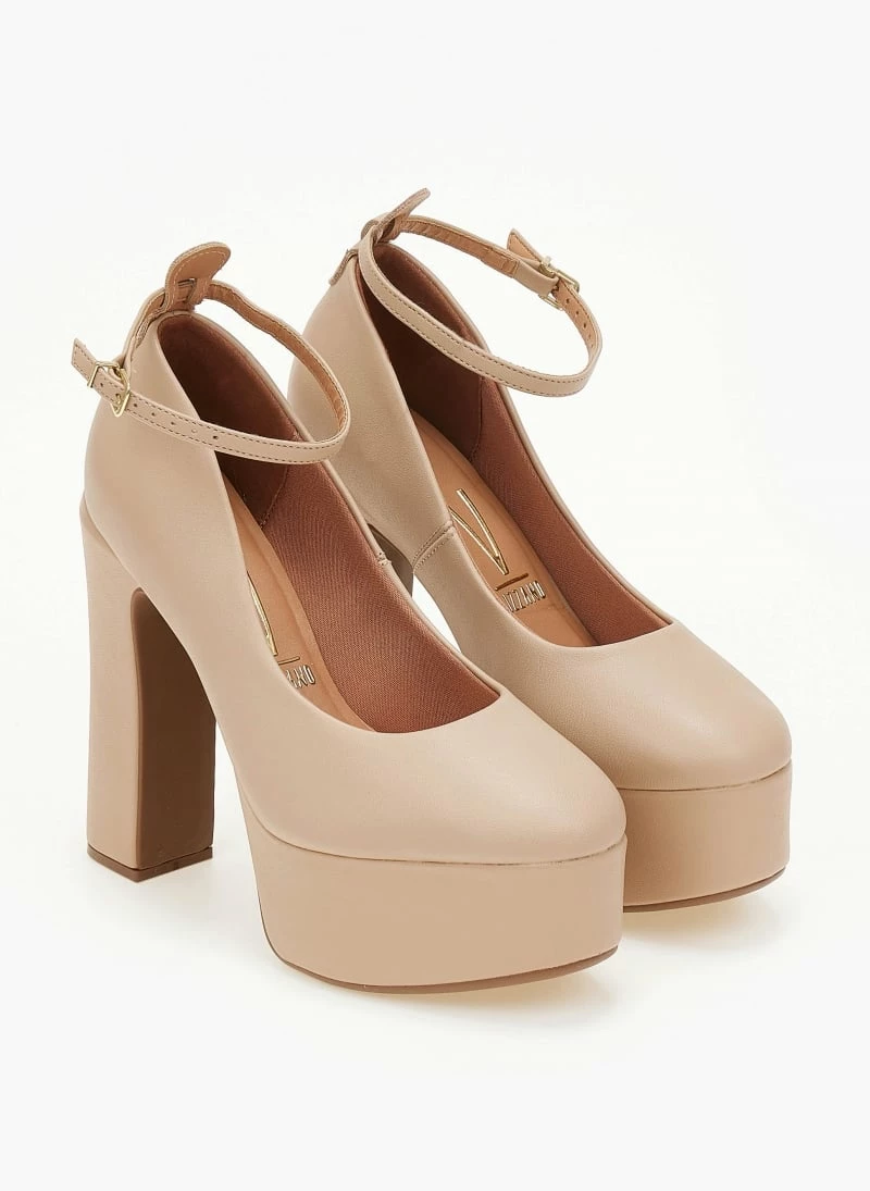 Γόβες με φιάπα ψηλή VIZZANO 1400.102 - Μπεζ - Image 3