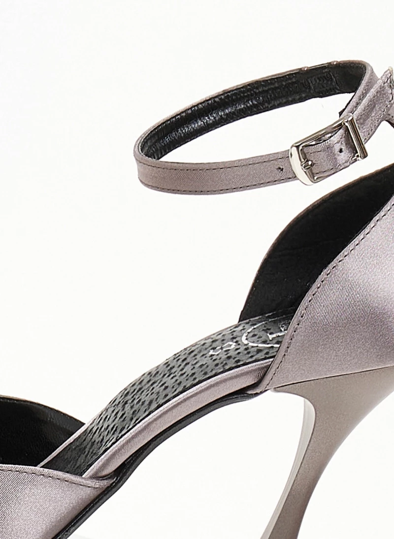 Γόβες σατέν με μπαρέτα Tfp - Ατσαλί - Image 6