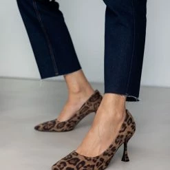 The Fashion Project Γόβες Suede μυτερές - Leopard