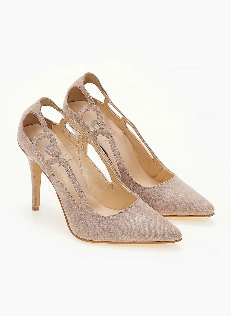 Γόβες μυτερές με ανοίγματα Tfp - Nude - Image 3