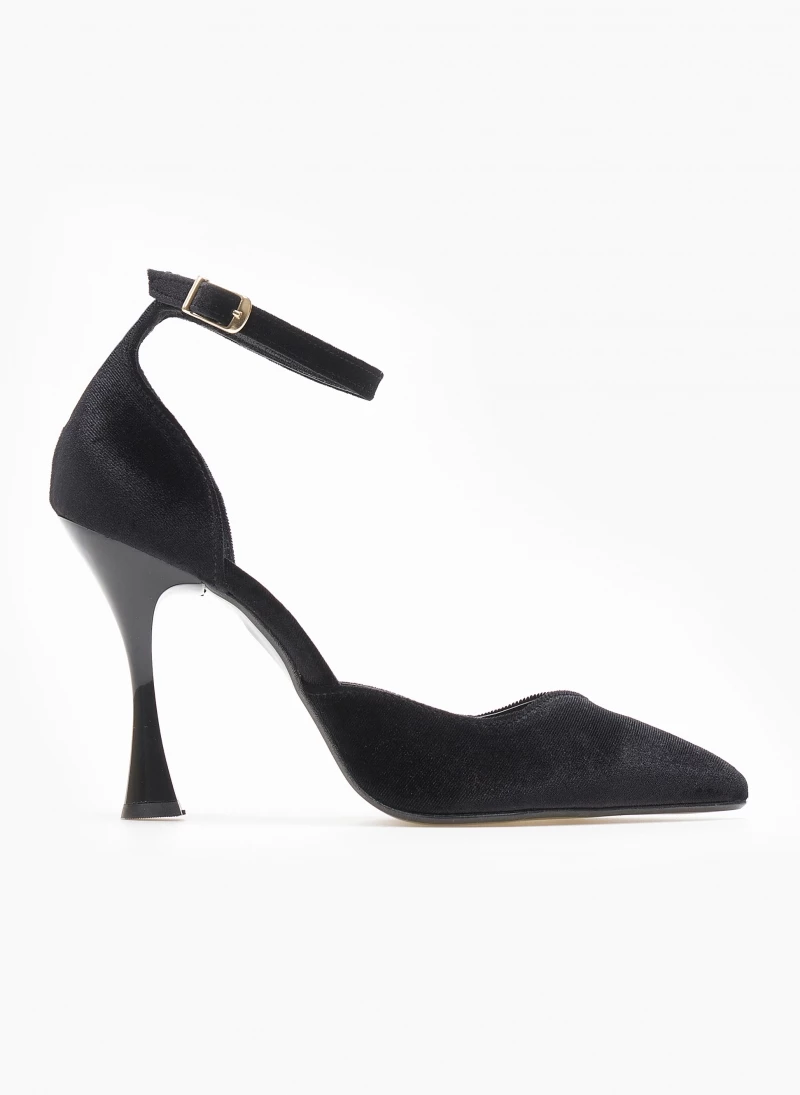 Γόβες Velvet με μπαρέτα Tfp - Μαύρο - Image 2