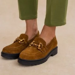 Loafers Chunky καστόρινα Tfp - Caramel