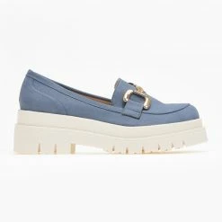 Loafers Chunky με αγκράφα Estil - Μπλε