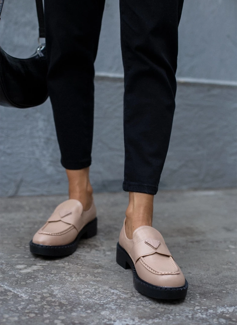 The Fashion Project Loafers Chunky με εξωτερική ραφή - Μπεζ - Image 7