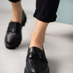 The Fashion Project Loafers Chunky με εξωτερική ραφή - Μαύρο