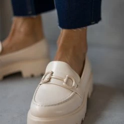 The Fashion Project Loafers Chunky με εξωτερική ραφή - Μπεζ