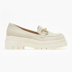 Loafers Chunky Suede με διακοσμητικό Estil - Πάγου