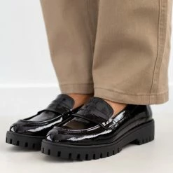 Loafers λουστρίνι Estil - Μαύρο