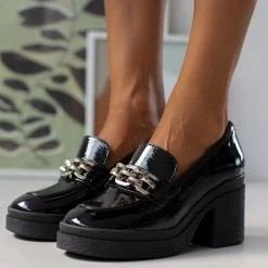 Loafers λουστρίνι Tfp - Μαύρο