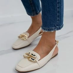 Loafers με ανοιχτή φτέρνα VIZZANO 1369.106 - Λευκό