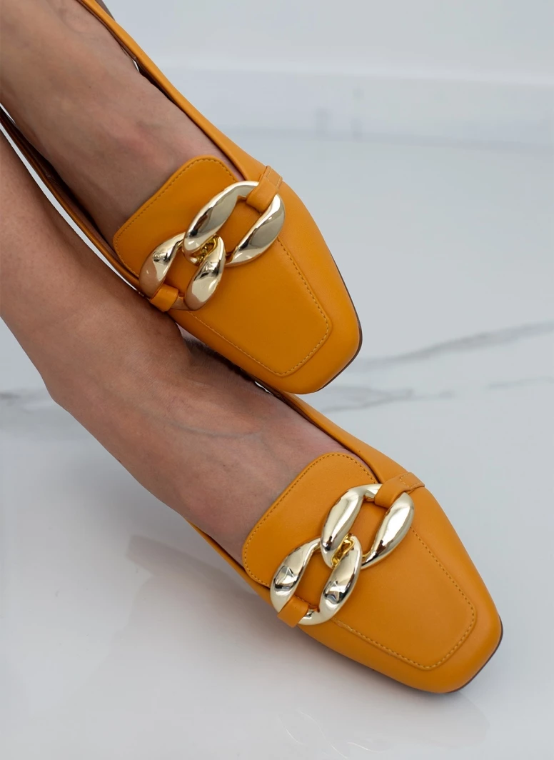 Loafers με ανοιχτή φτέρνα VIZZANO 1369.106 - Μουσταρδί