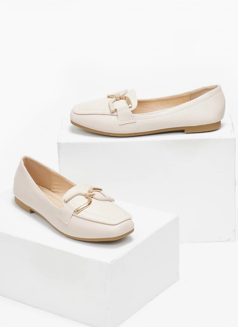 The Fashion Project Loafers με μεταλλικό διακοσμητικό - Μπεζ - Image 2