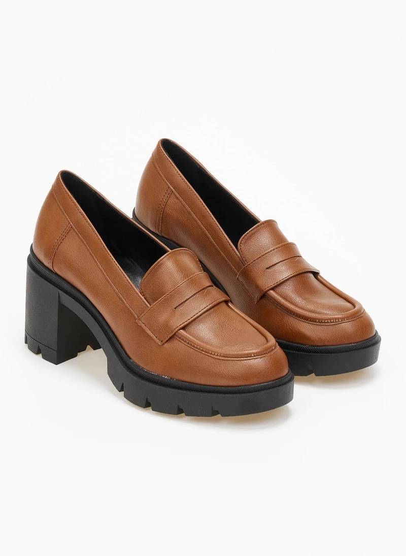 Loafers με τακούνι Estil - Ταμπά - Image 5