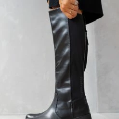 Μπότες Chunky με ελαστικό τμήμα Refresh 170184 - Μαύρο