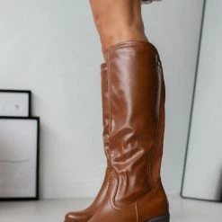 The Fashion Project Μπότες Casual με οβάλ τελείωμα - Ταμπά