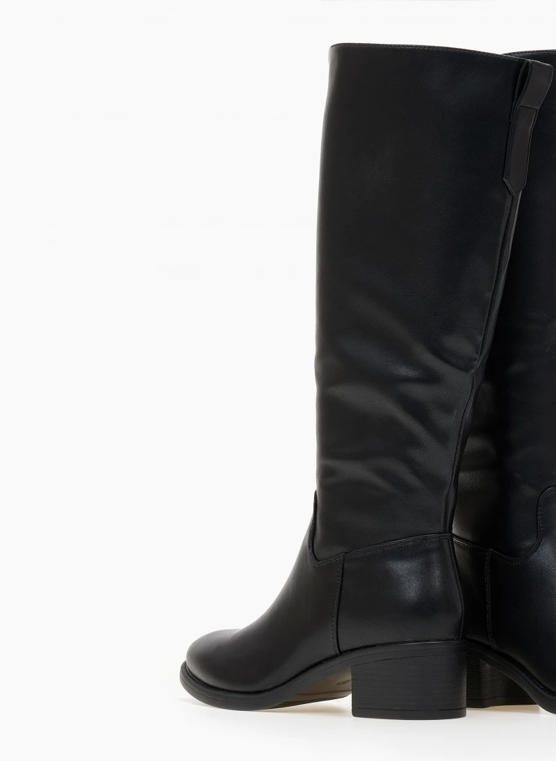 The Fashion Project Μπότες Casual με τετράγωνο τακούνι - Μαύρο - Image 6