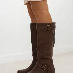 The Fashion Project Μπότες Casual με ζωνάκι - Καφέ