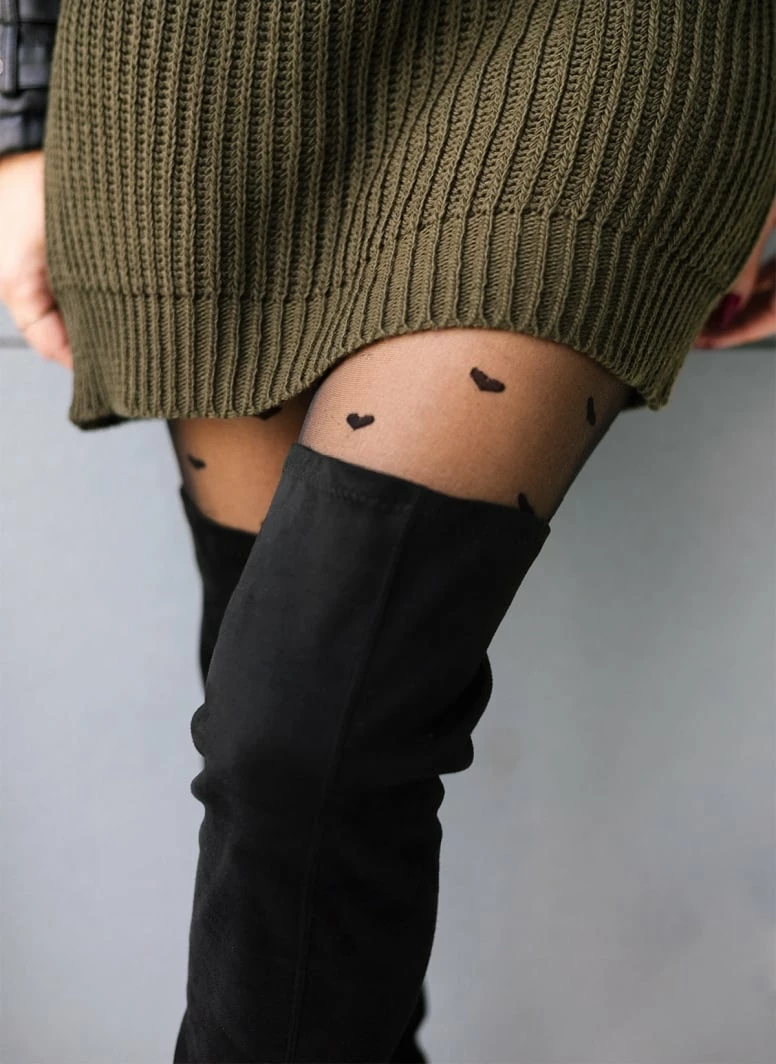 The Fashion Project Μπότες Chunky πάνω από το γόνατο - Μαύρο - Image 4