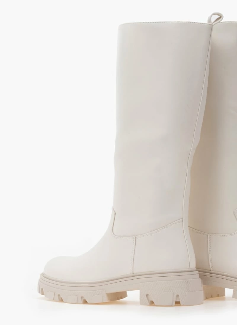 The Fashion Project Μπότες Chunky χωρίς φερμουάρ - Λευκό - Image 6