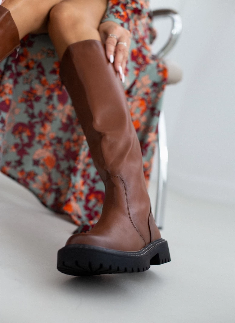 The Fashion Project Μπότες με λάστιχο στα πλάι - Καφέ - Image 7