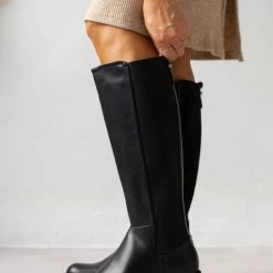 The Fashion Project Μπότες ιππασίας με λάστιχο - Μαύρο