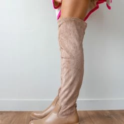 The Fashion Project Μπότες πάνω από το γόνατο με Chunky σόλα - Πούρο