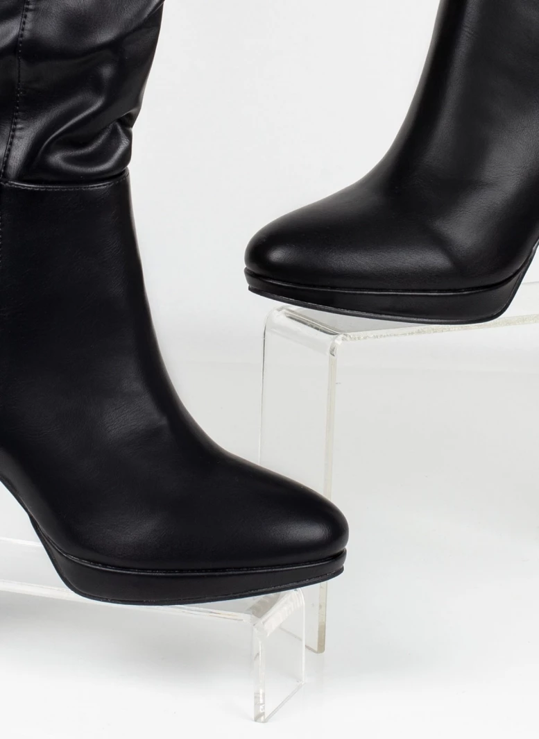 The Fashion Project Μπότες με λεπτή φιάπα - Μαύρο - Image 6