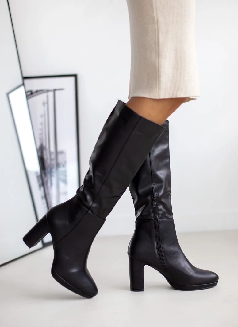 The Fashion Project Μπότες με λεπτή φιάπα - Μαύρο - Image 4