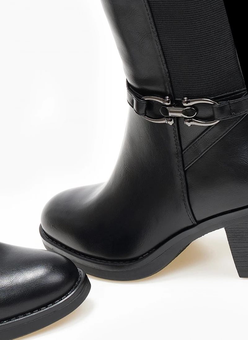 The Fashion Project Μπότες με μεταλλική λεπτομέρεια - Μαύρο - Image 5