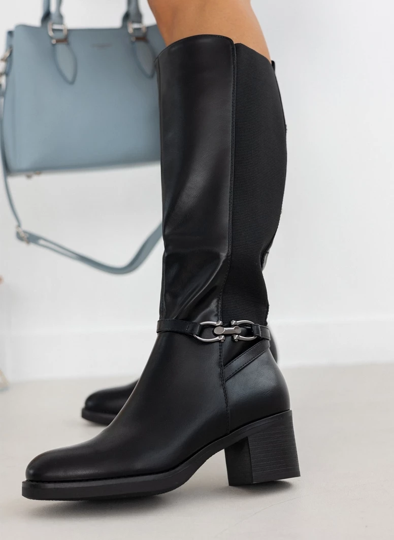 The Fashion Project Μπότες με μεταλλική λεπτομέρεια - Μαύρο - Image 7