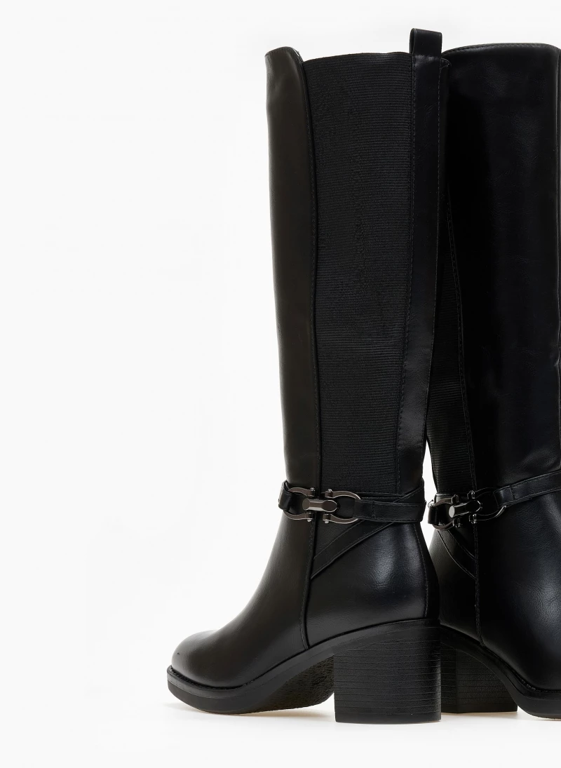 The Fashion Project Μπότες με μεταλλική λεπτομέρεια - Μαύρο - Image 6