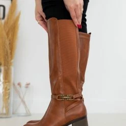 The Fashion Project Μπότες με μεταλλική λεπτομέρεια - Ταμπά